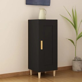 Servanta, negru, 34,5x34x90 cm, lemn compozit 1, Negru