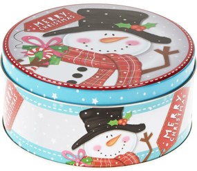 Set de 3 cutii metalice de Crăciun Santa's Friends