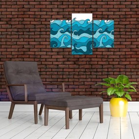 Tablou - Marea, abstracție (90x60 cm)