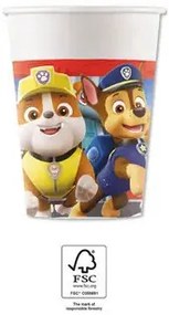 Patrula Cățelușilor Rescue Heroes pahar de hârtie 8 bucăți 200 ml FSC