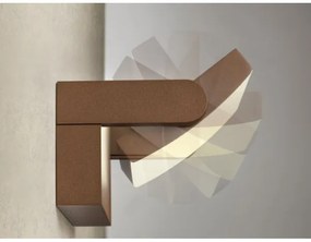 Redo 90585 - Aplica LED de perete pentru exterior FLIP, 20W, 230V, 3000K, IP54, maro