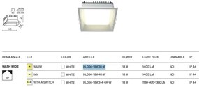 Spot LED incastrabil protectie IP44 Okno 3000k