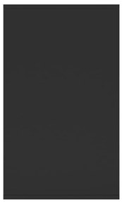 Servanta, negru, 135x41x75 cm, PAL 1, Negru
