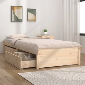 3103463 vidaXL Cadru de pat cu sertare, 90x200 cm