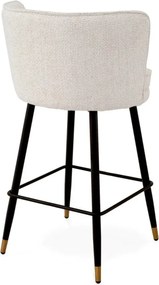 Scaun de bar pivotant design LUX Grenada Counter, Lyssa off-white