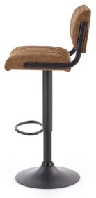 Scaun de bar 109x46 cm negru/maro