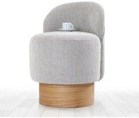 Fotoliu pentru copii RIKI, 40 x 47 cm, gri