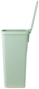 Coș cu pedală Brabantia StepUp 1005558, 40 L, Materiale ecologice, Deschidere mare, Verde deschis