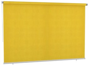 Jaluzea tip rulou de exterior, galben, 350x230 cm Galben, 350 x 230 cm