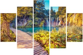 Tablou - Lacurile Plitvice, Croația (150x105 cm)