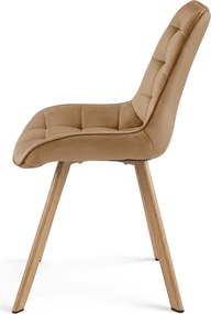 Scaun de masa SORIA VELVET, maro