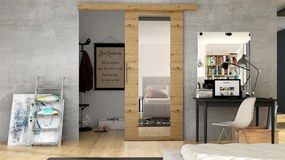 Uși culisante Robaso 70 IV (Stejar artisan) (cu oglindă). 1104690