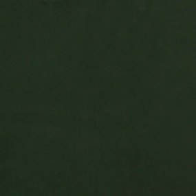 Taburet, verde inchis, 60x60x39 cm, catifea Morkegronn
