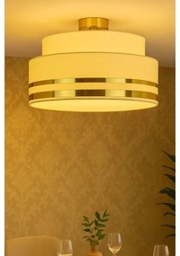 Plafonieră TAMI 1xE27/60W/230V bej/auriu