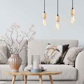 Candelabru pe cablu LEON 3xE27/60W/230V