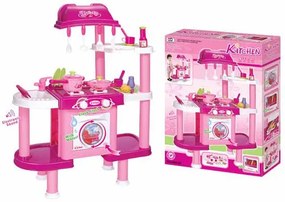Bucătărie G21 roz cu accesorii pentru copii, II