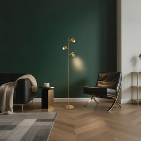 Lampa de podea moderna bronz 3 lumini - Jeana