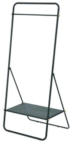 Cuier metalic pliabil cu rafturi iDesign Arlo, negru