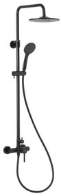Set de duș cu baterie KFA Armatura 5036-910-81 MOZA alamă/negru mat