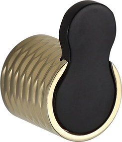 Mexen Base cârlig pentru prosop, negru/auriu - 7088235-57