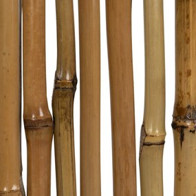 Etajeră în culoare naturală din bambus 78x165x40 cm Manali – Ixia