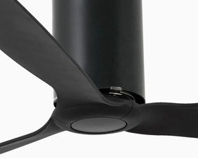 Ventilator cu telecomanda TUBE negru mat