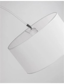 Lampadar / Lampa de podea tip arc SAMA alb NVL-9401653