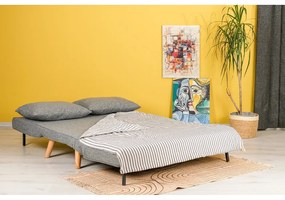 Canapea gri extensibilă 120 cm Folde – Artie