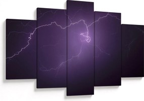 Tabloul cu fulger pe cer (150x105 cm)
