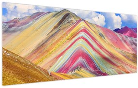 Tablou - Muntele Curcubeu, Peru (120x50 cm)