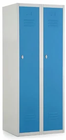 Dulap metalic, 60 x 50 x 150 cm, blocare, albastru - ral 5012