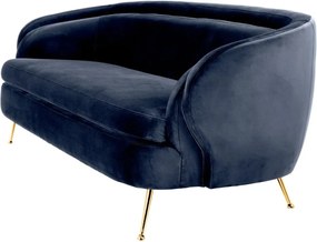 Canapea eleganta design LUX Orion, savona midnight blue