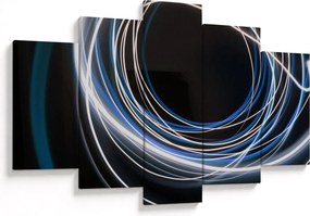 Tabloul cu linii albastre (150x105 cm)