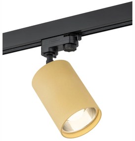 Spot pe sina BERGEN auriu / Accesoriu pentru sinele trifazate ARGON T-RACK