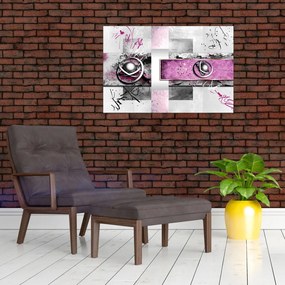 Tablou abstracție (90x60 cm)