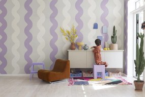Fototapet, Wobbly, Lilac, Rebel Walls