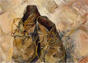 Tablou - Vincent van Gogh, Shoes, reproducere (70x50 cm)