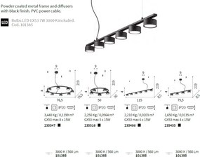 Lustra design modern MINOR LINEAR SP6 235486 IDL