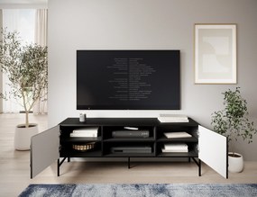 Masuta RTV RAFTT 152x55 cm, negru