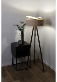 Lampă de podea GALAXY 1xE27/60W/230V bej/wenge