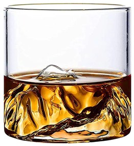 Pahar din Sticla Borosilicata, Mountain, 300 ml, 8x9 cm