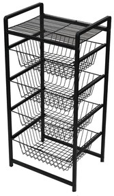 Măsuță servire Tosina 1 (Negru). 1094525