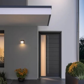 Aplică LED de exterior Brilagi TERNI LED/12W/230V antracit IP44