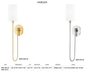 Aplica de perete design modern HARLEM alama antichizata