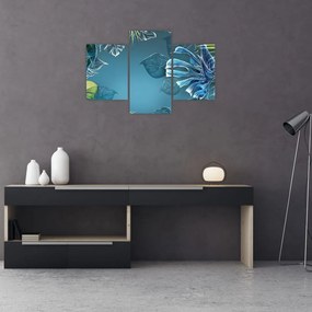Tablou - Frunzele plantelor tropicale (90x60 cm)