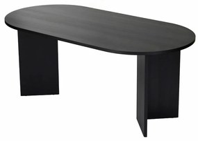 Masă de sufragerie Sablin Wood Black