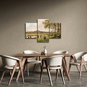 Tablou - French 19th Century, Race Course at Longchamps, reproducere (90x60 cm)