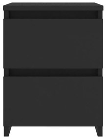 Noptiera, negru, 30 x 30 x 40 cm, PAL 1, Negru