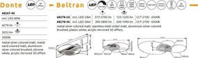 Plafoniera LED moderna DONTE