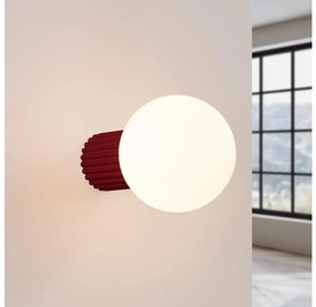 Aplică pentru baie Sollux SL.1747 HALO 1xG9/8W/230V IP44 roșu